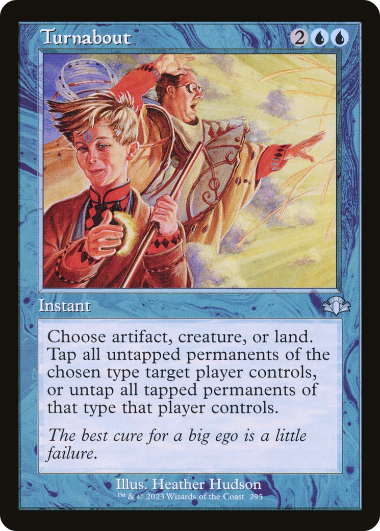 Turnabout (Retro Frame) (295) [Dominaria Remastered]