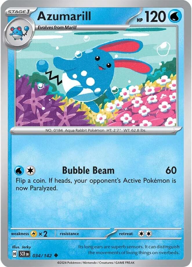 Azumarill (034/142) [SV07: Stellar Crown]