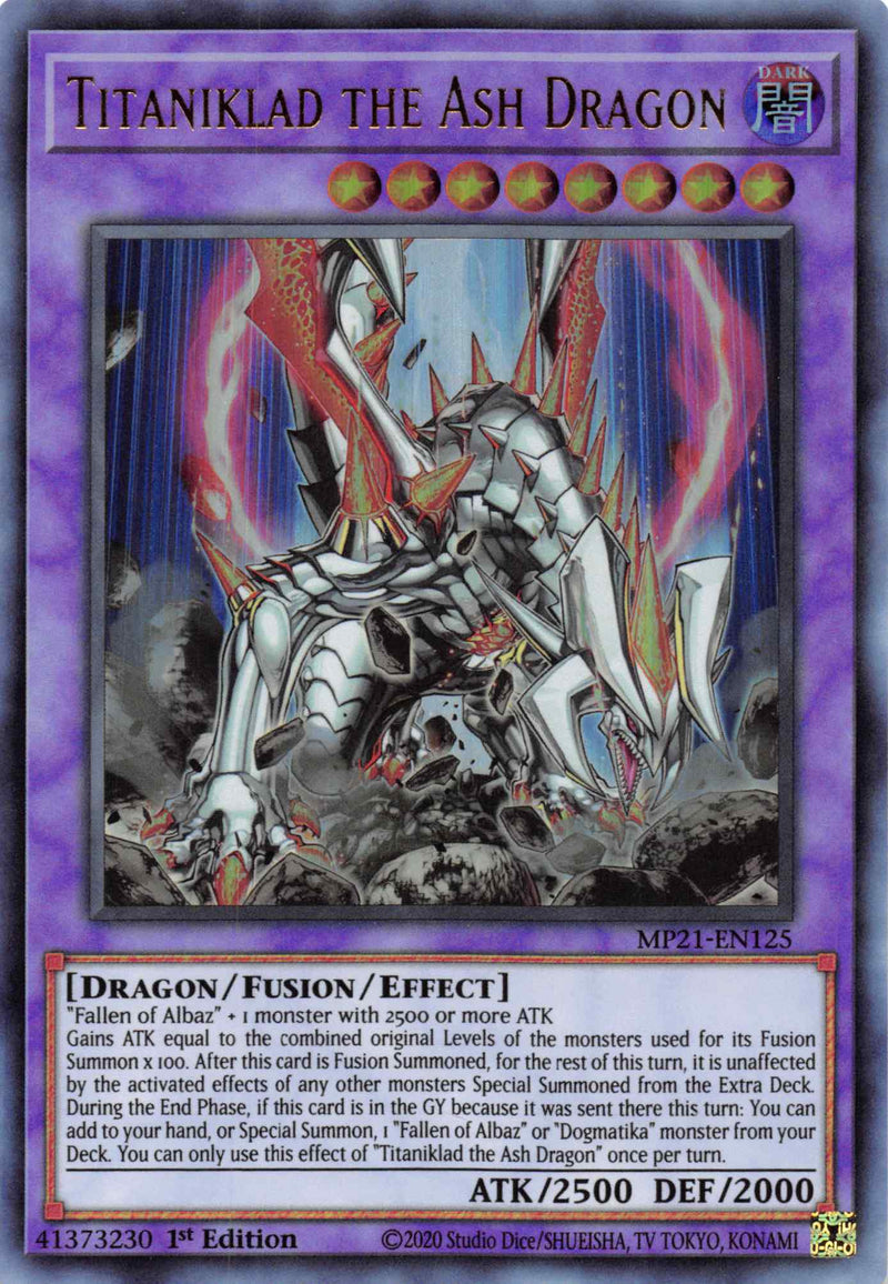 Titaniklad the Ash Dragon (MP21-EN125) [2021 Tin of Ancient Battles]