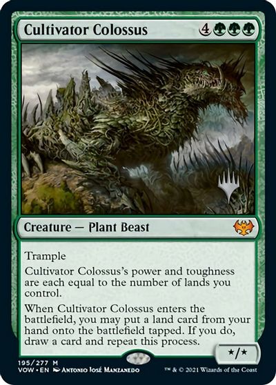 Cultivator Colossus (195) [Promo Pack: Dominaria United]
