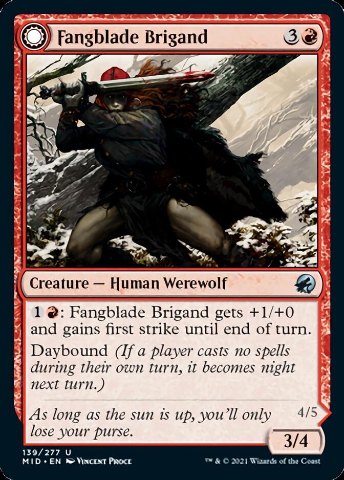 Fangblade Brigand (139) [Innistrad: Midnight Hunt]