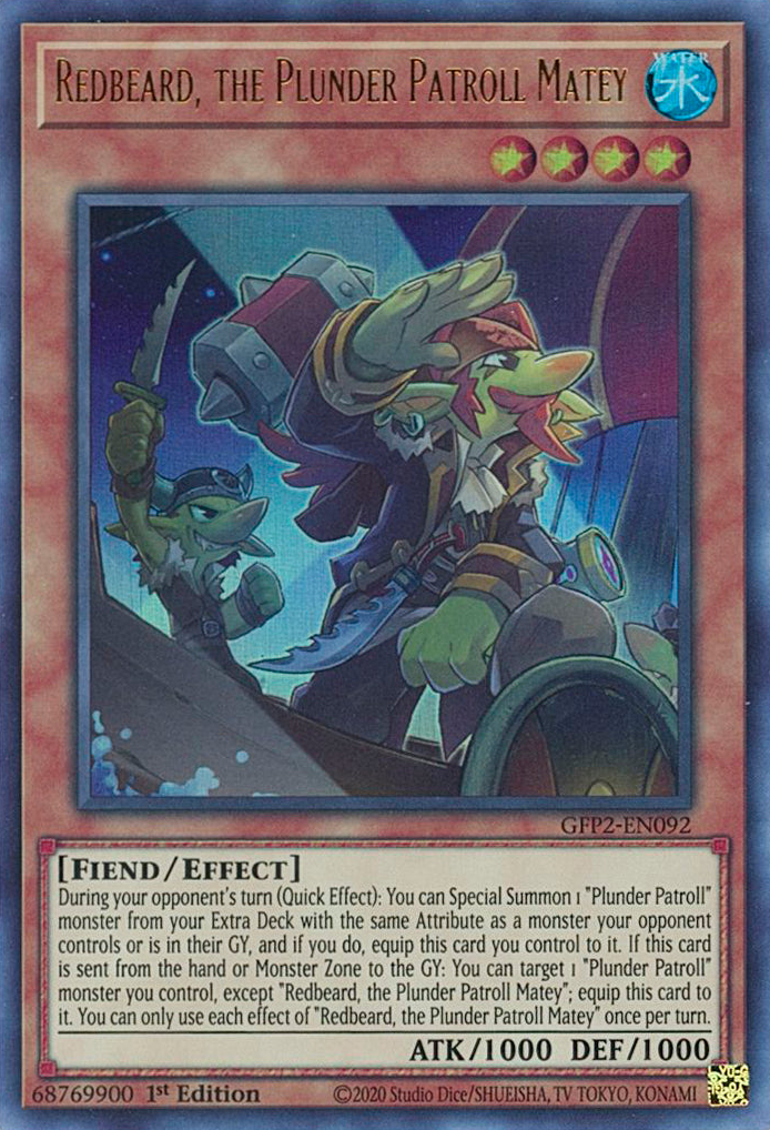 Redbeard, the Plunder Patroll Matey (GFP2-EN092) [Ghosts From the Past: The 2nd Haunting]