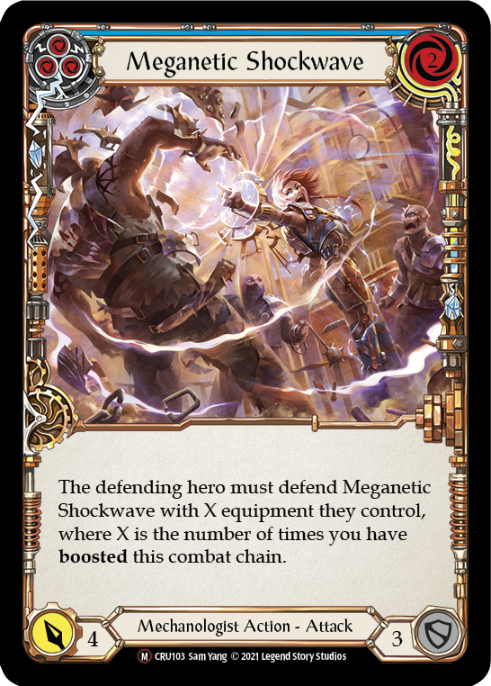 Meganetic Shockwave (CRU103) [Crucible of War]