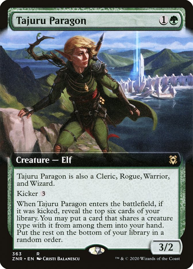 Tajuru Paragon (Extended Art) (363) [Zendikar Rising]