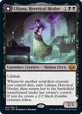 Liliana, Heretical Healer (1) [Commander Collection: Black]