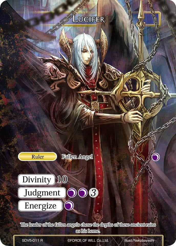 Lucifer // Lucifer, Fallen Angel of Sorrow (SDV5-011/JR) [Valhalla Cluster Starter Deck]