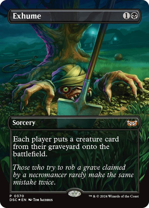 Exhume (Borderless) [Duskmourn: House of Horror Commander]