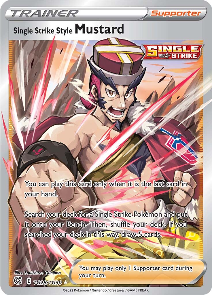 Single Strike Style Mustard (TG28/TG30) [SWSH09: Brilliant Stars Trainer Gallery]