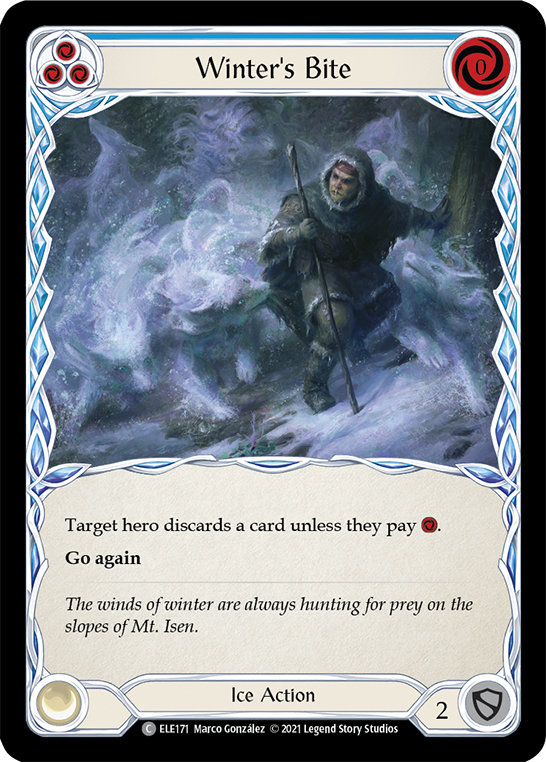 Winter's Bite (Blue) (ELE171) [Tales of Aria]