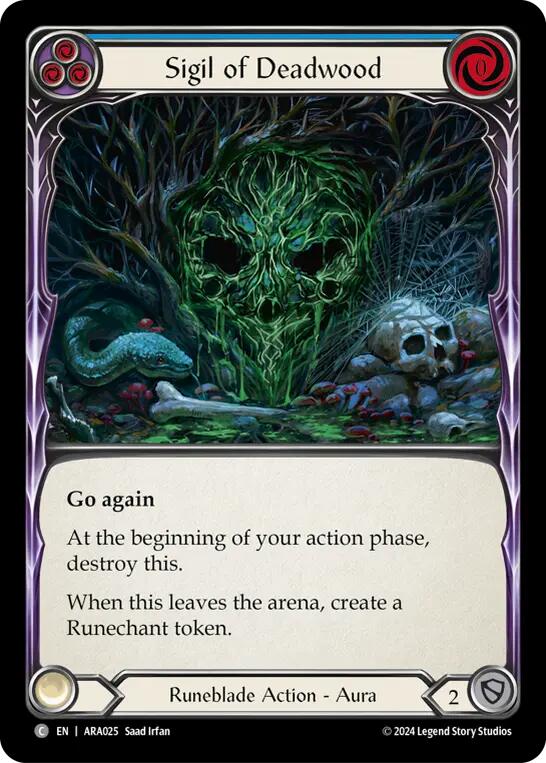 Sigil of Deadwood (ARA025) [Blitz Deck: Rosetta - Aurora]