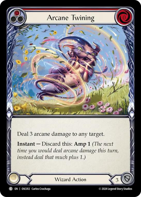 Arcane Twining (Red) (OSC012) [Blitz Deck: Rosetta - Oscilio]