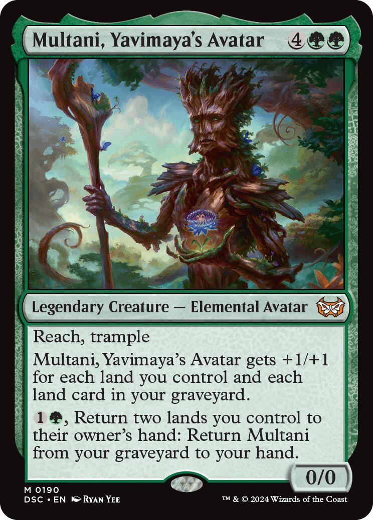 Multani, Yavimaya's Avatar (190) [Commander: Duskmourn: House of Horror]