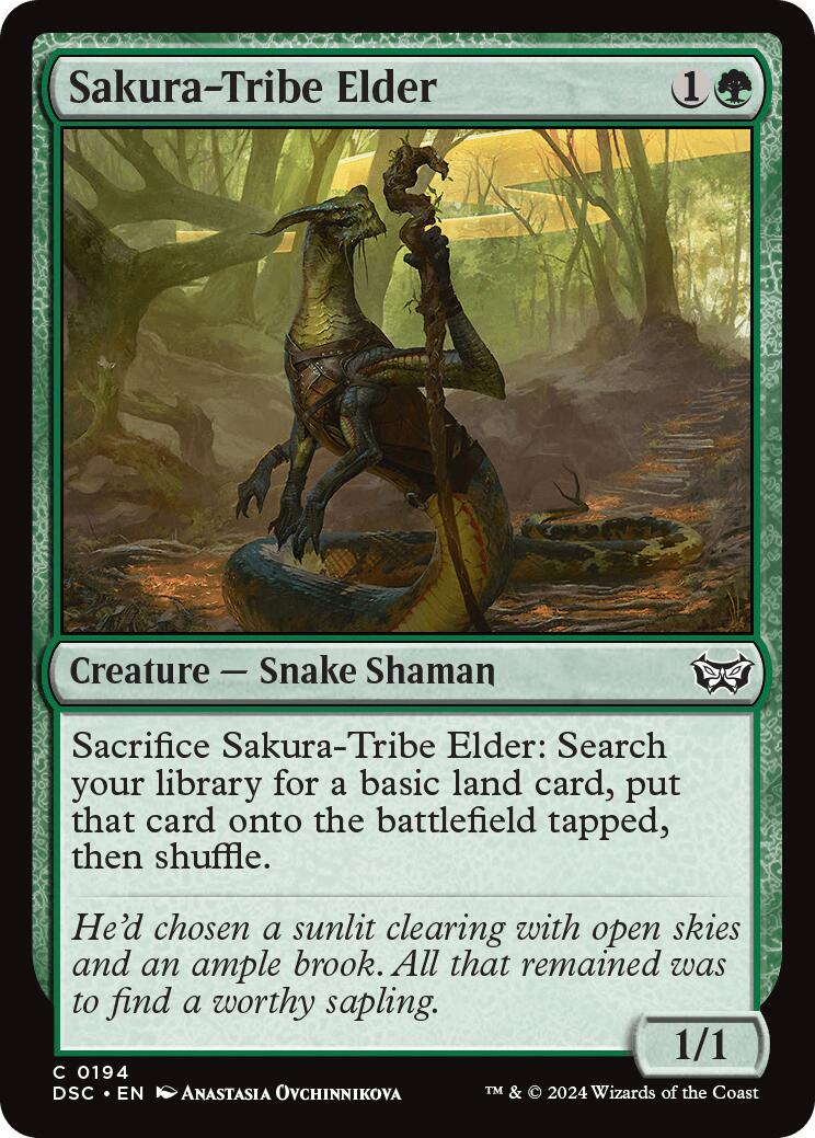 Sakura-Tribe Elder (194) [Commander: Duskmourn: House of Horror]