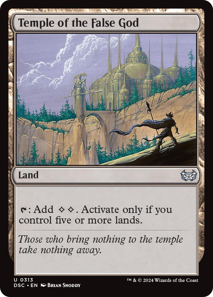 Temple of the False God (313) [Commander: Duskmourn: House of Horror]