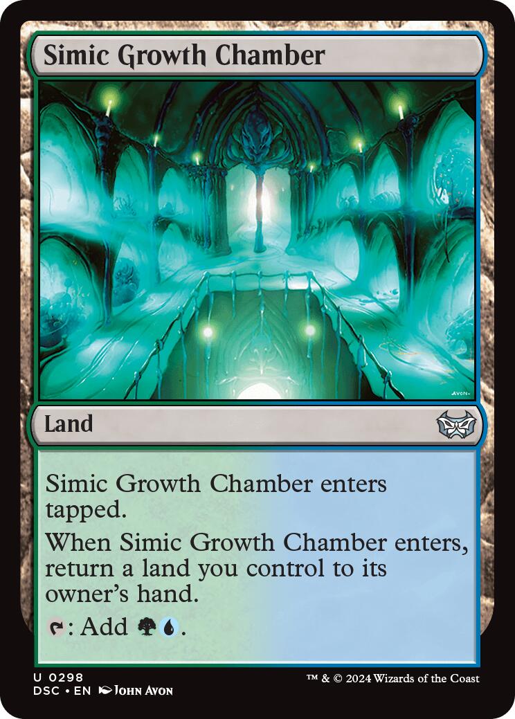 Simic Growth Chamber (298) [Commander: Duskmourn: House of Horror]