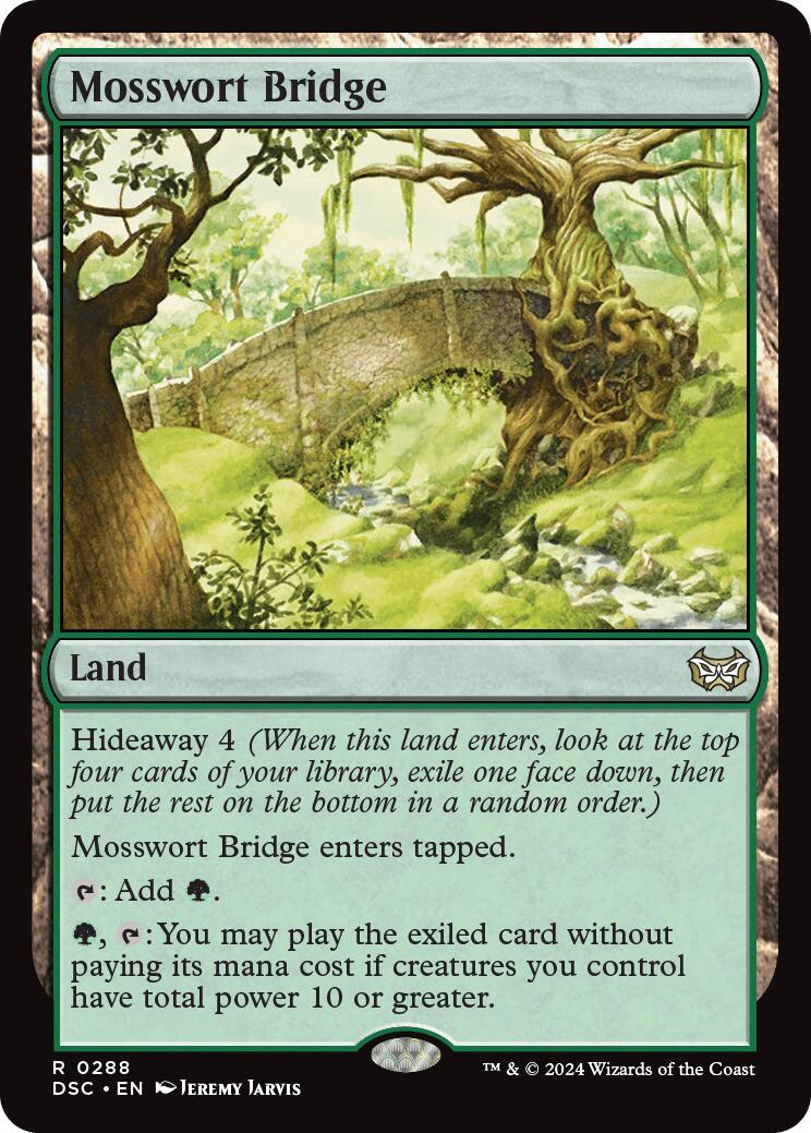 Mosswort Bridge (288) [Commander: Duskmourn: House of Horror]