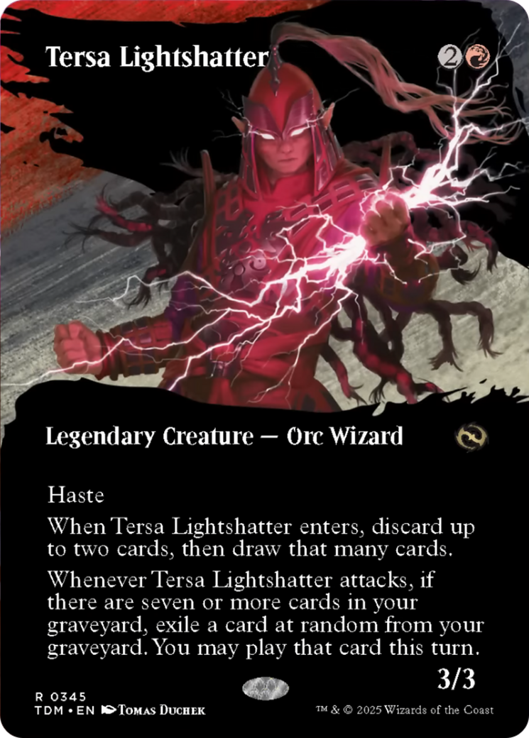 Tersa Lightshatter (Borderless) (345) [Tarkir: Dragonstorm]