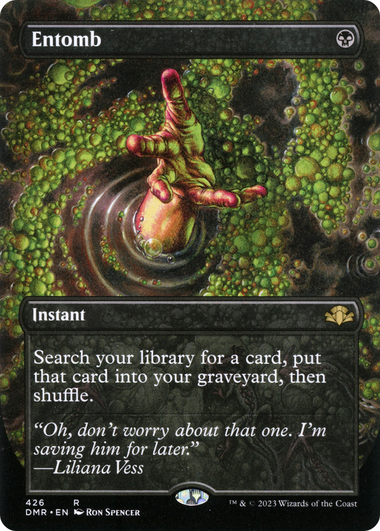 Entomb (Borderless) (426) [Dominaria Remastered]