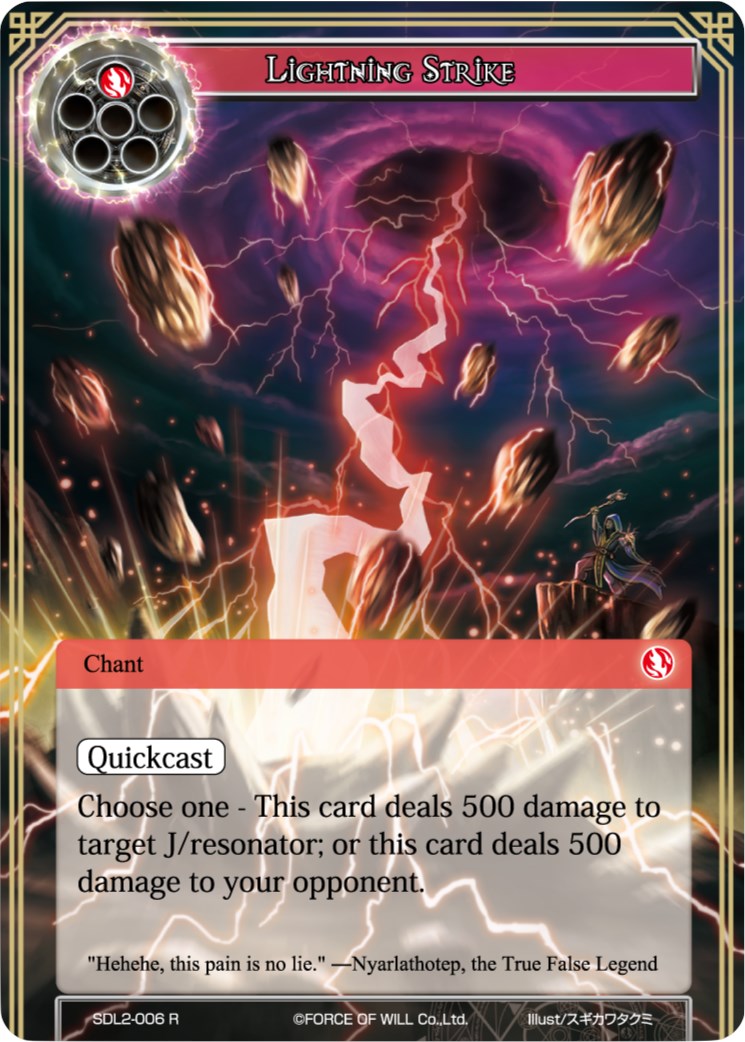 Lightning Strike (SDL2-006) [L1 Starter Deck - Rage of R'lyeh]