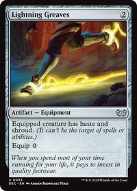 Lightning Greaves [Duskmourn: House of Horror Commander]