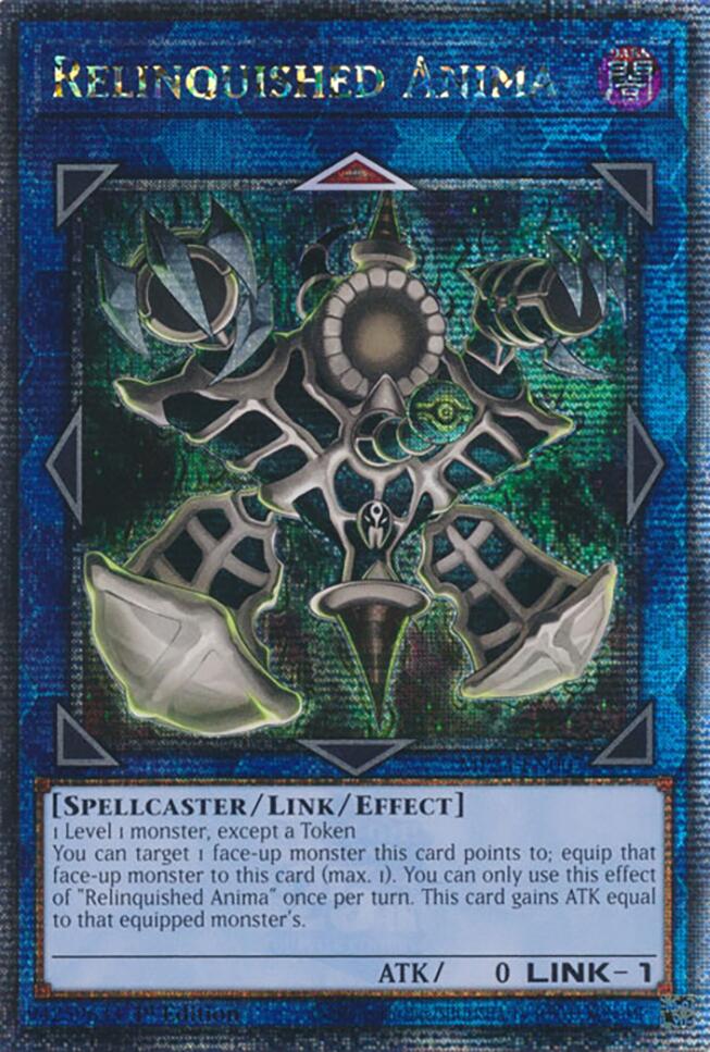 Relinquished Anima (Quarter Century Secret Rare) (MP24-EN007) [25th Anniversary Tin: Dueling Mirrors]