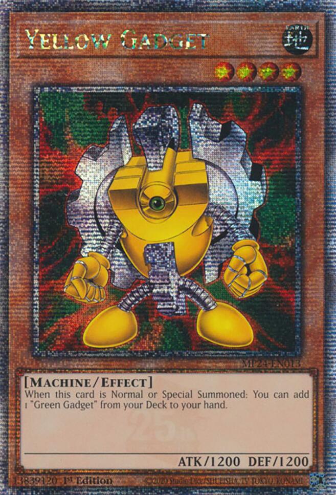 Yellow Gadget (Quarter Century Secret Rare) (MP24-EN013) [25th Anniversary Tin: Dueling Mirrors]