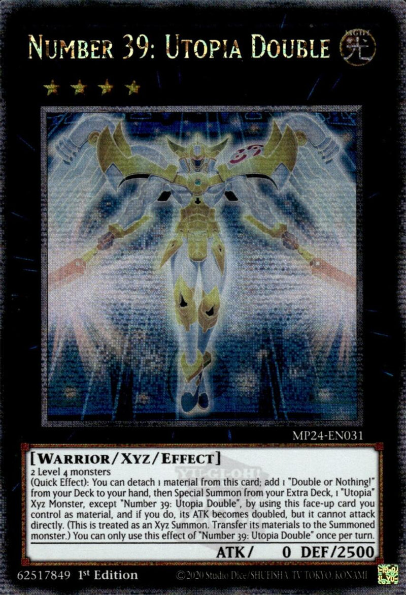 Number 39: Utopia Double (Quarter Century Secret Rare) (MP24-EN031) [25th Anniversary Tin: Dueling Mirrors]