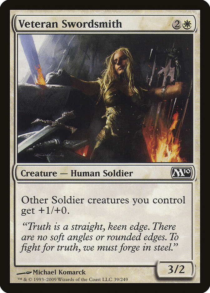 Veteran Swordsmith (39) [Magic 2010 (M10)]