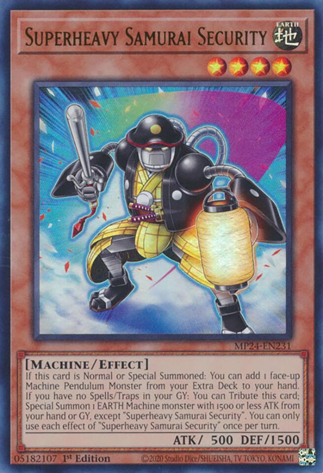 Superheavy Samurai Security (MP24-EN231) [25th Anniversary Tin: Dueling Mirrors]