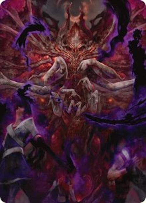 Damnation Art Card (53) [Art Series: Duskmourn: House of Horror]