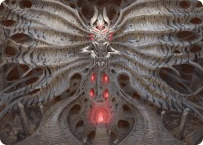 Valgavoth, Terror Eater Art Card (10) [Art Series: Duskmourn: House of Horror]