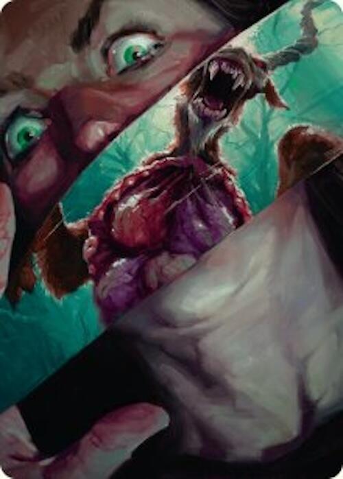 Hauntwoods Shrieker Art Card (40) [Art Series: Duskmourn: House of Horror]