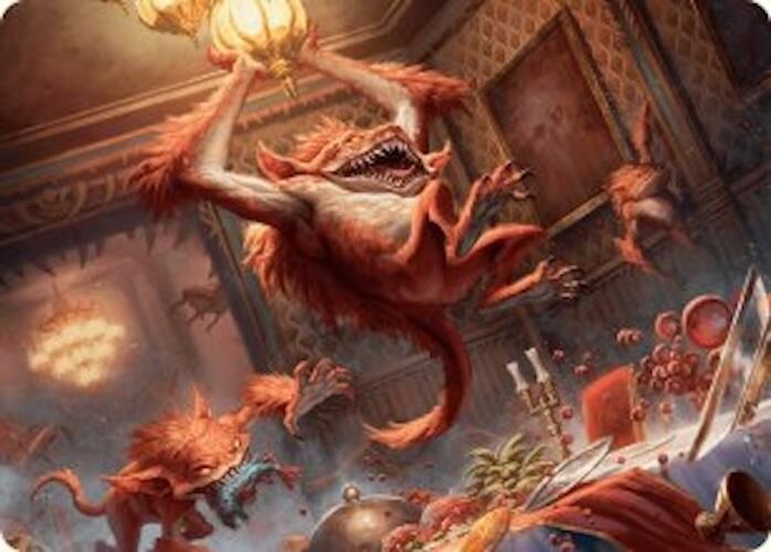 Midnight Mayhem Art Card (20) [Art Series: Duskmourn: House of Horror]