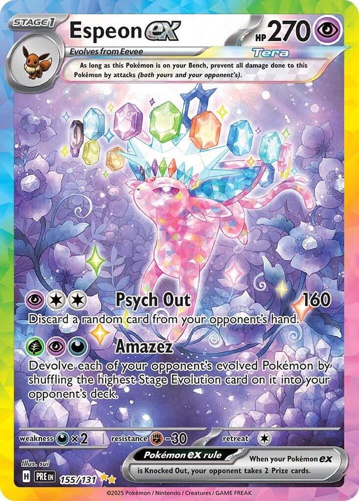 Espeon ex (155/131) [SV: Prismatic Evolutions]