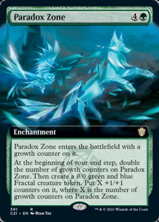 Paradox Zone (Extended Art) (391) [Commander 2021]