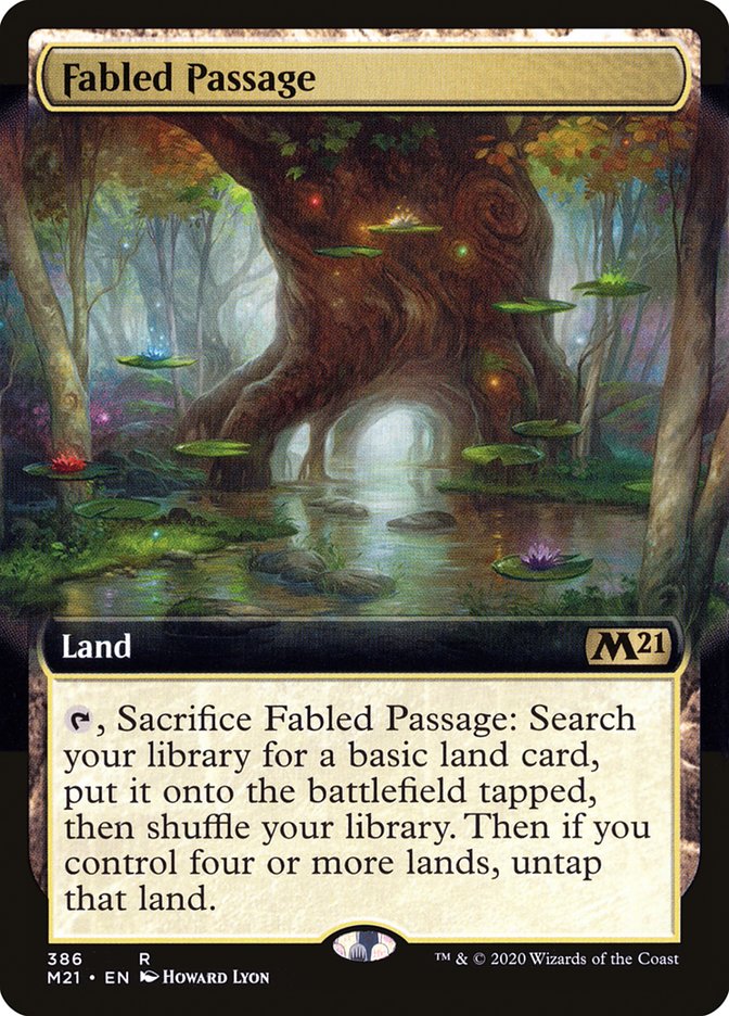 Fabled Passage (Extended Art) (386) [Core Set 2021]