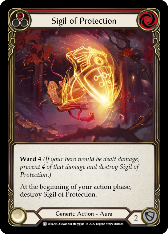 Sigil of Protection (Red) (UPR218) [Uprising]