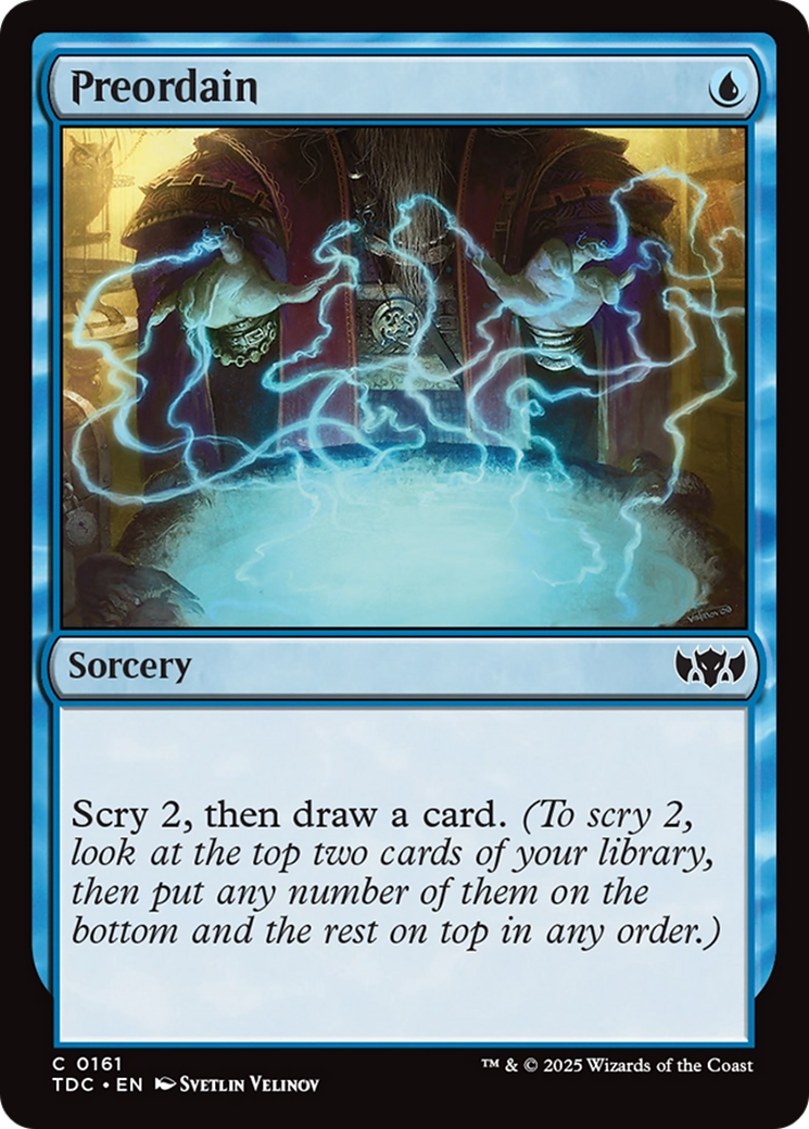Preordain (161) [Commander: Tarkir: Dragonstorm]