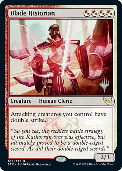 Blade Historian (165) [Promo Pack: Strixhaven]