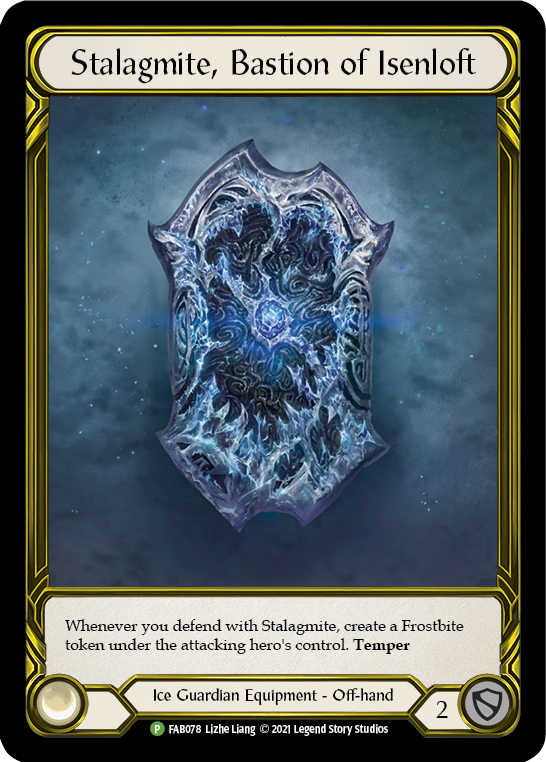 Stalagmite, Bastion of Isenloft (Golden) - FAB078 (FAB078) [Flesh and Blood: Promo Cards]