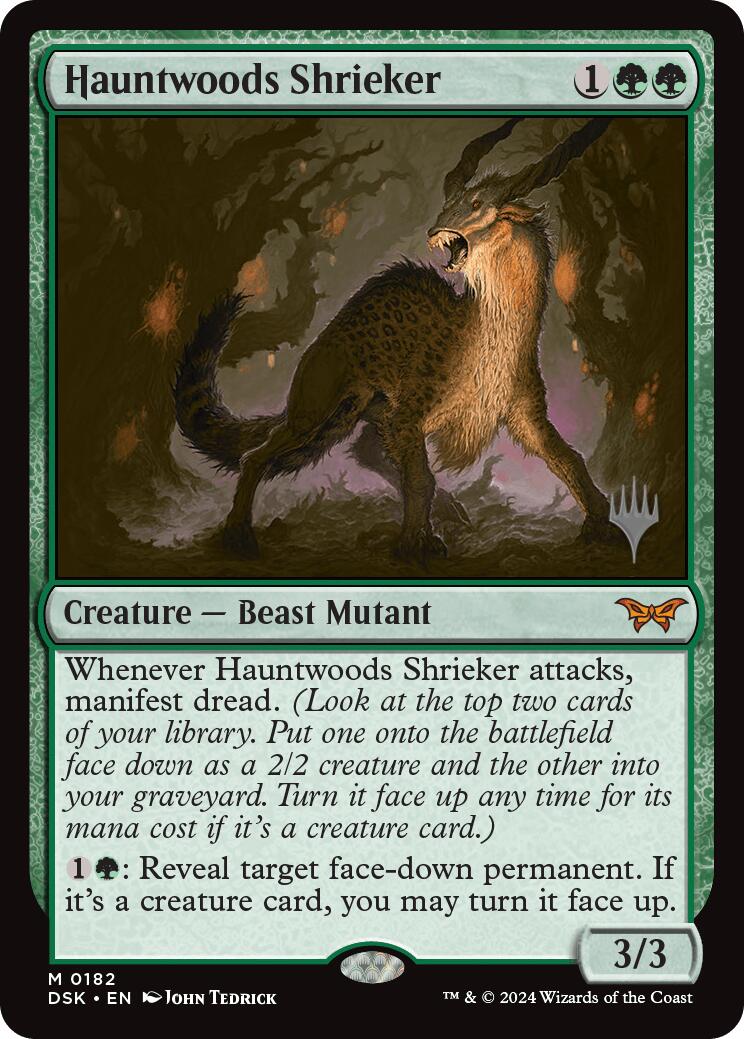 Hauntwoods Shrieker (182) [Promo Pack: Duskmourn: House of Horror]