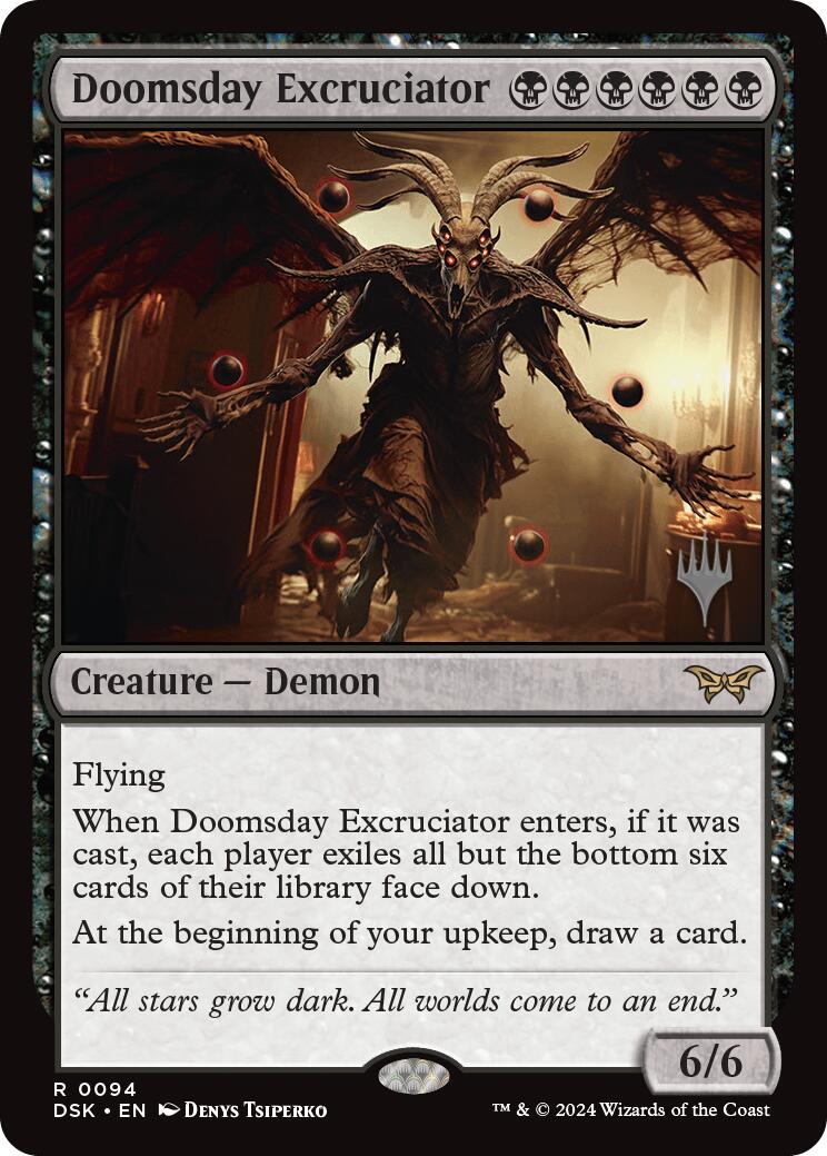 Doomsday Excruciator (94) [Promo Pack: Duskmourn: House of Horror]