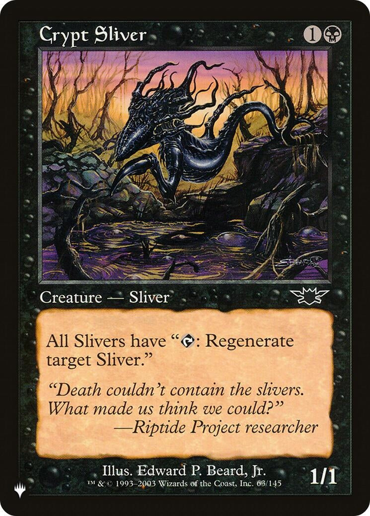 Crypt Sliver (63/145) [The List Reprints]