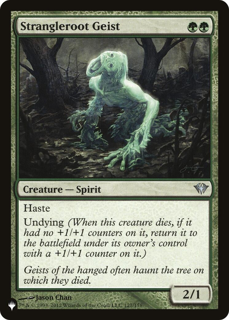 Strangleroot Geist (DKA) (127/158) [The List Reprints]