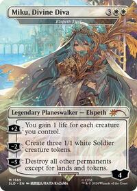 Miku, Divine Diva - Elspeth Tirel (Japanese) [Secret Lair Drop Series]