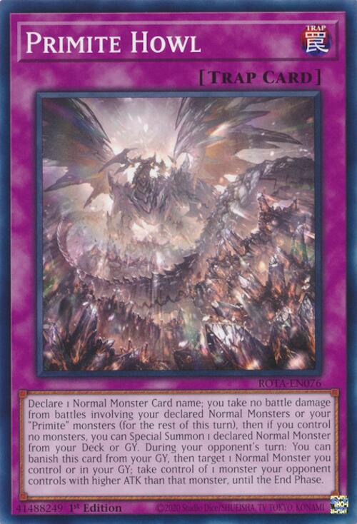 Primite Howl (ROTA-EN076) [Rage of the Abyss]