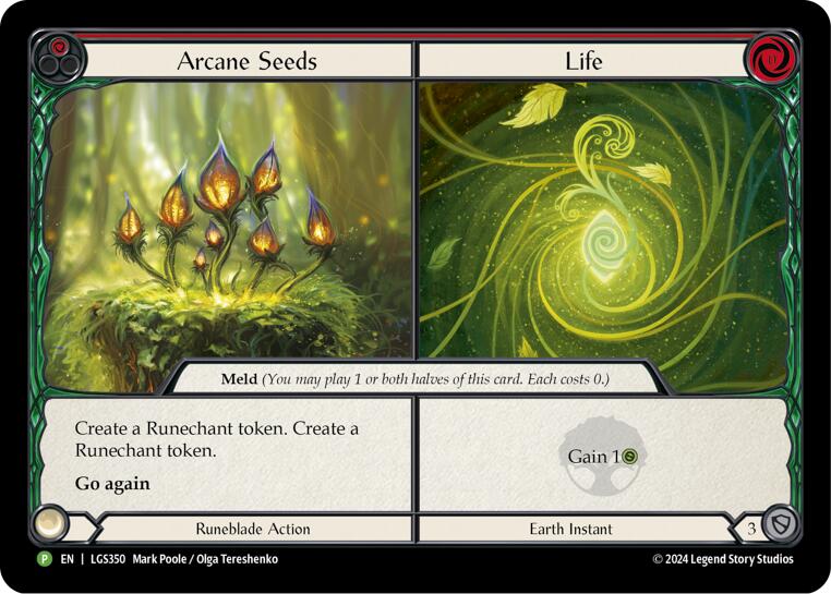 Arcane Seeds // Life - LGS350 (LGS350) [Flesh and Blood: Promo Cards]