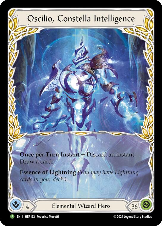 Oscilio, Constella Intelligence - HER122 (HER122) [Flesh and Blood: Promo Cards]