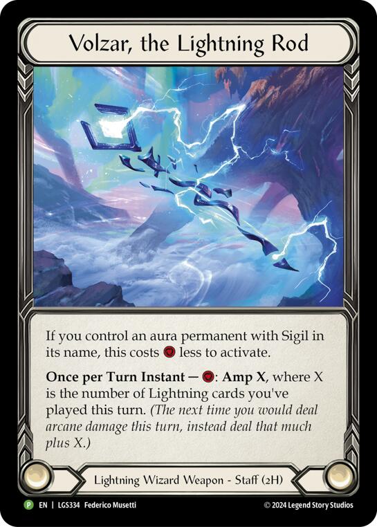 Volzar, the Lightning Rod - LGS334 (LGS334) [Flesh and Blood: Promo Cards]
