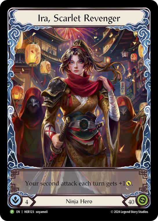 Ira, Scarlet Revenger - HER123 (HER123) [Flesh and Blood: Promo Cards]